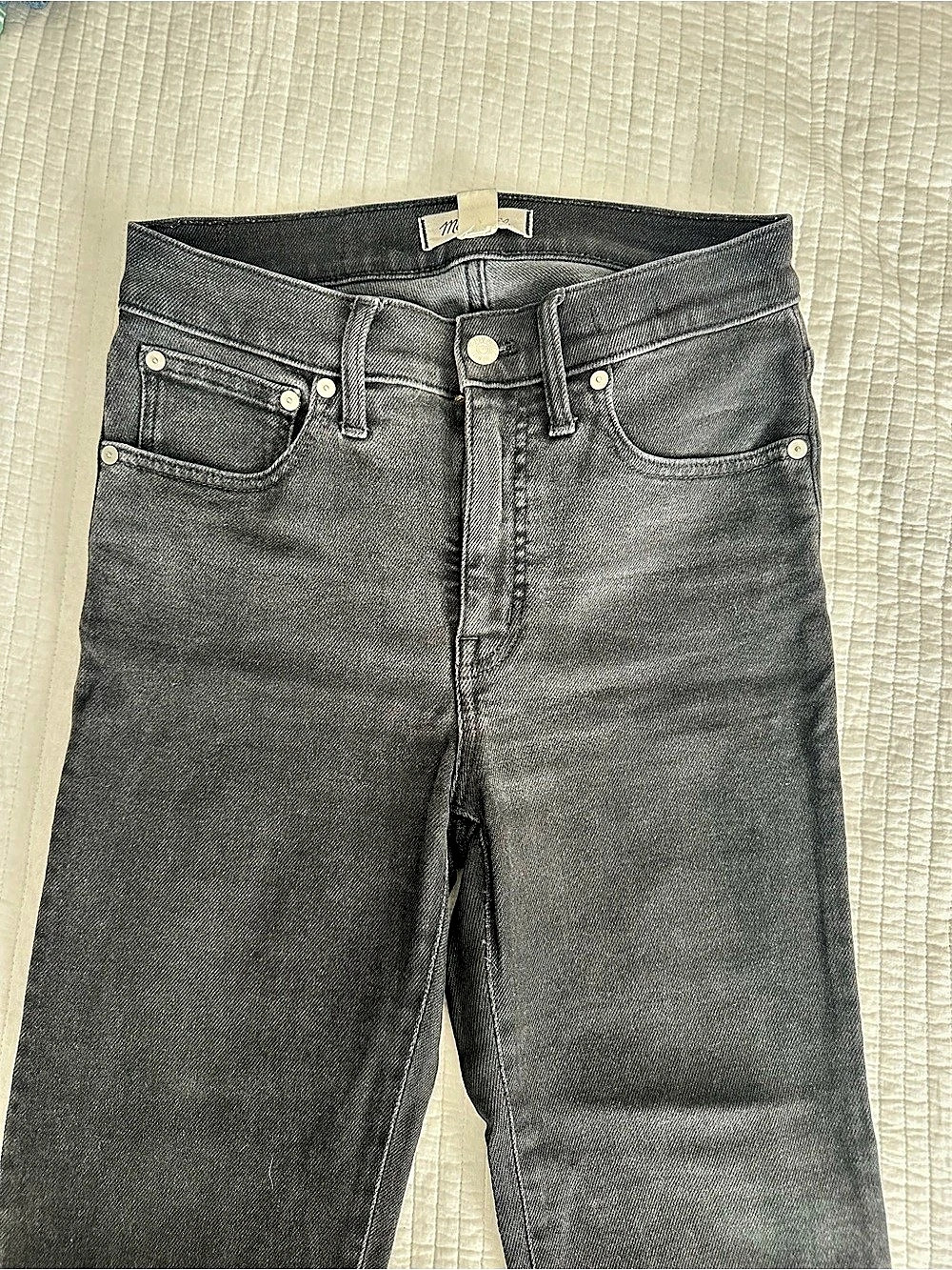 Madewell Cali Demi-Boot Jeans in Black